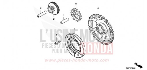 EMBRAYAGE DE DEMARRAGE FJS600AB de 2011